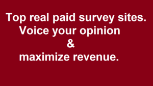 Top online paid survey sites to earn extra cash