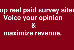 Top online paid survey sites to earn extra cash